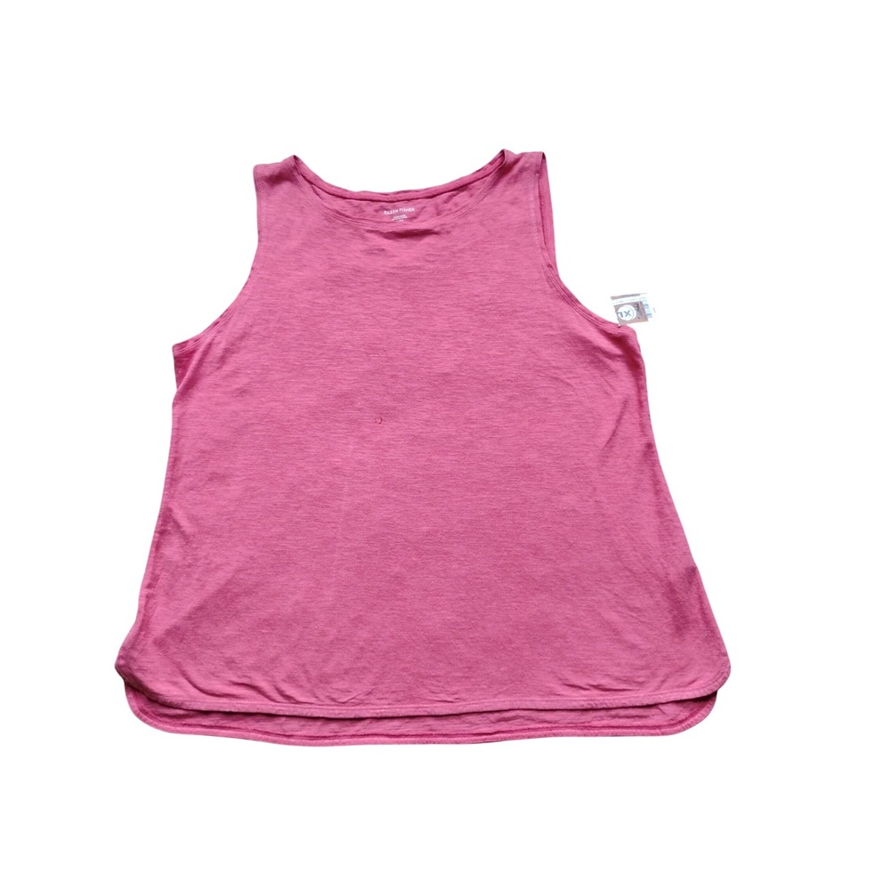 New Without Tags Eileen Fisher French Rose Hemp Cotton Slub Tank Top XL